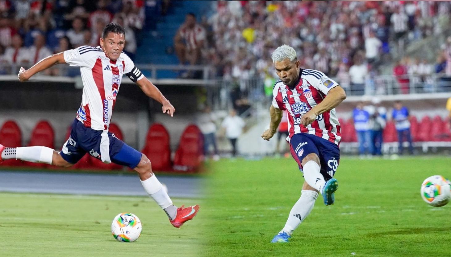 Carlos Bacca y Teófilo Gutiérrez.