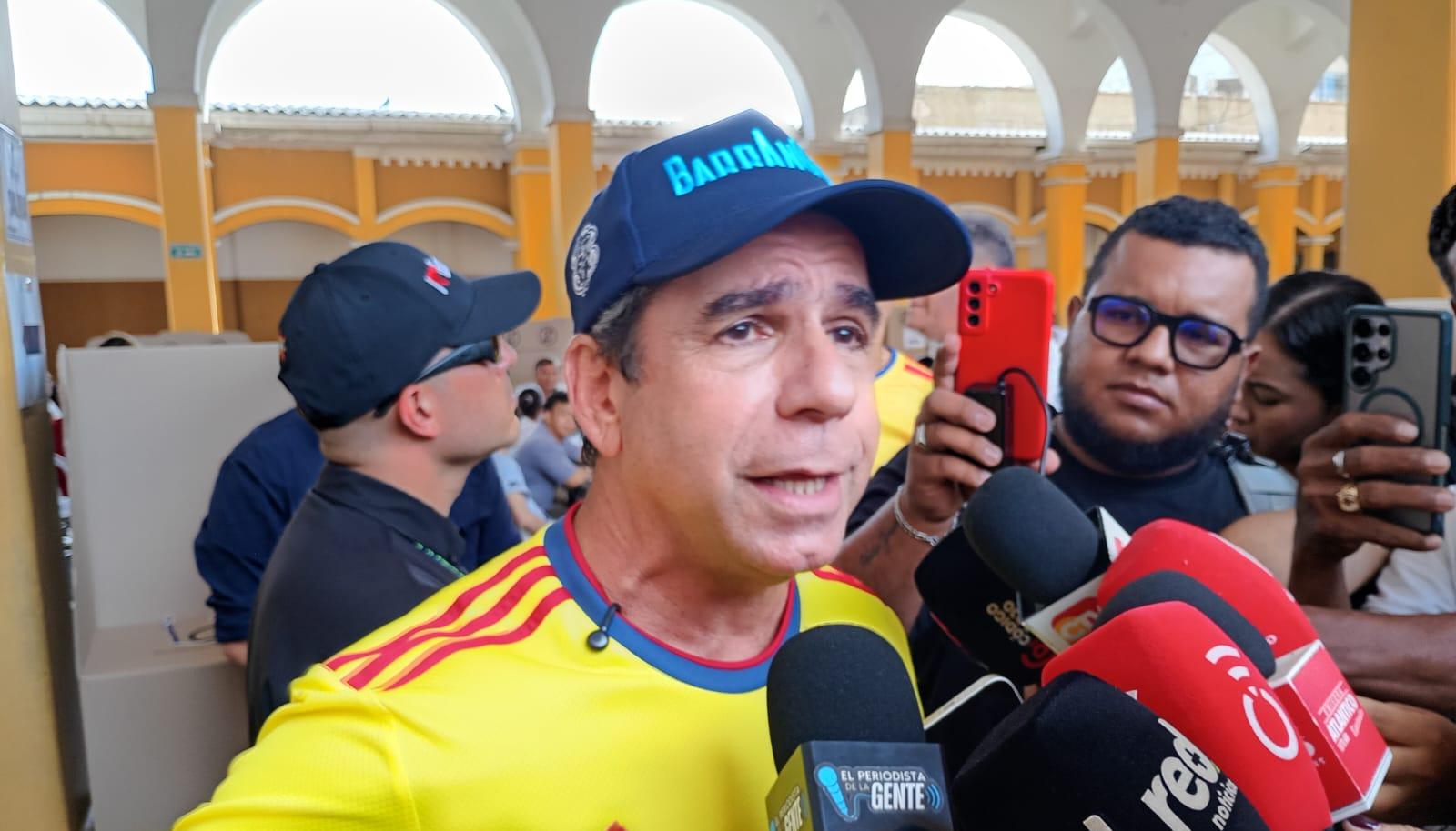 El Alcalde de Barranquilla, Alex Char.