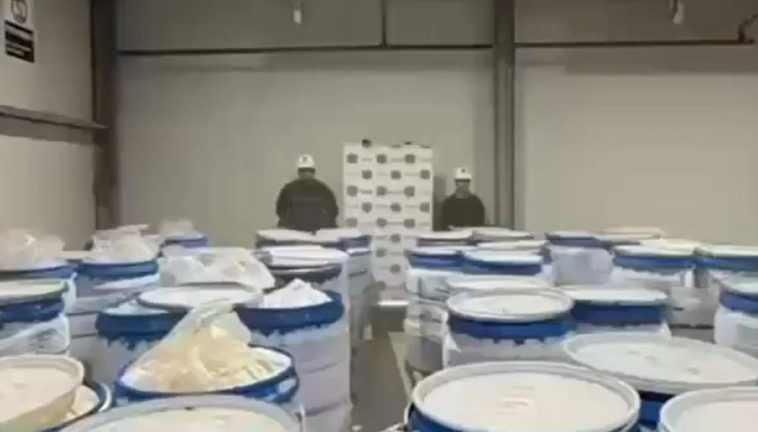 Cocaína incautada en Cartagena.
