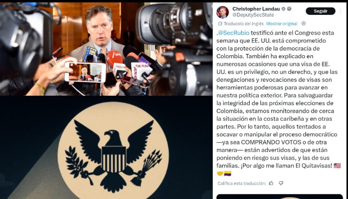Cristopher Landau y la amenaza a los compradores de votos