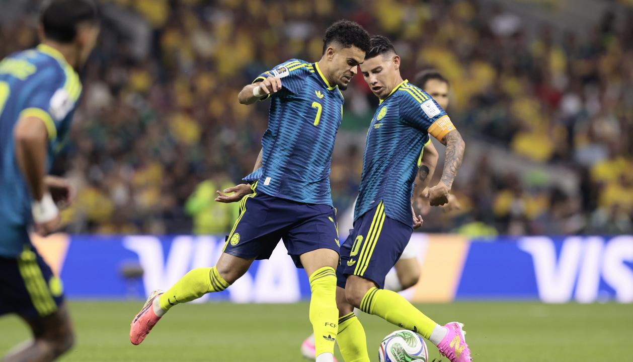 Luis Díaz y James Rodríguez.