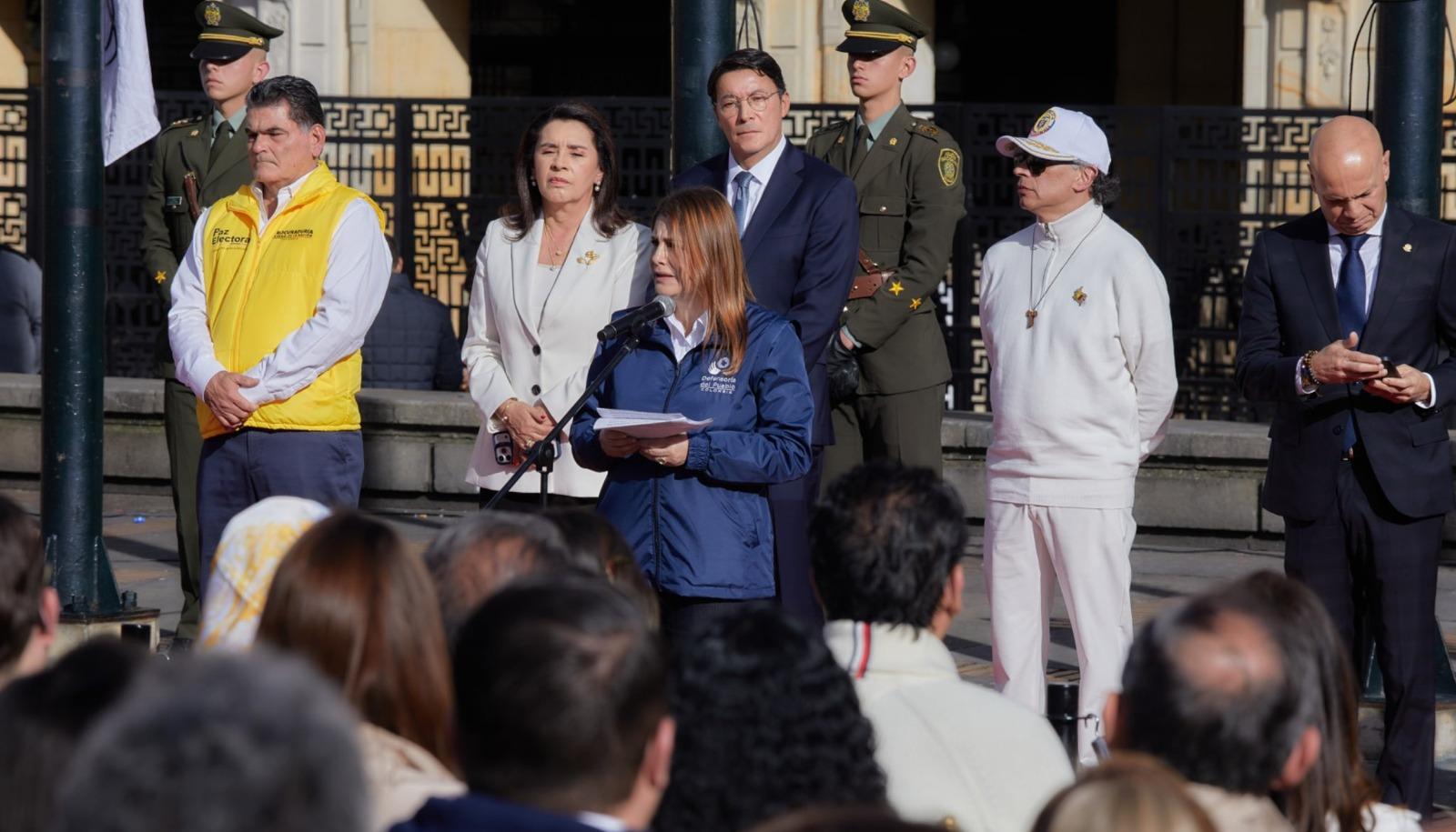 Defensora del Pueblo, Iris Marín.