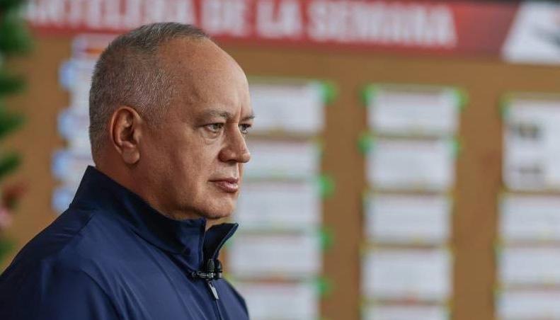 Diosdado Cabello, ministro del Interior de Venezuela. 