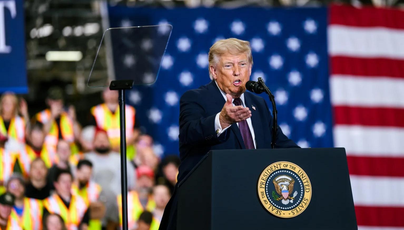 Donald Trump, presidente de Estados Unidos.