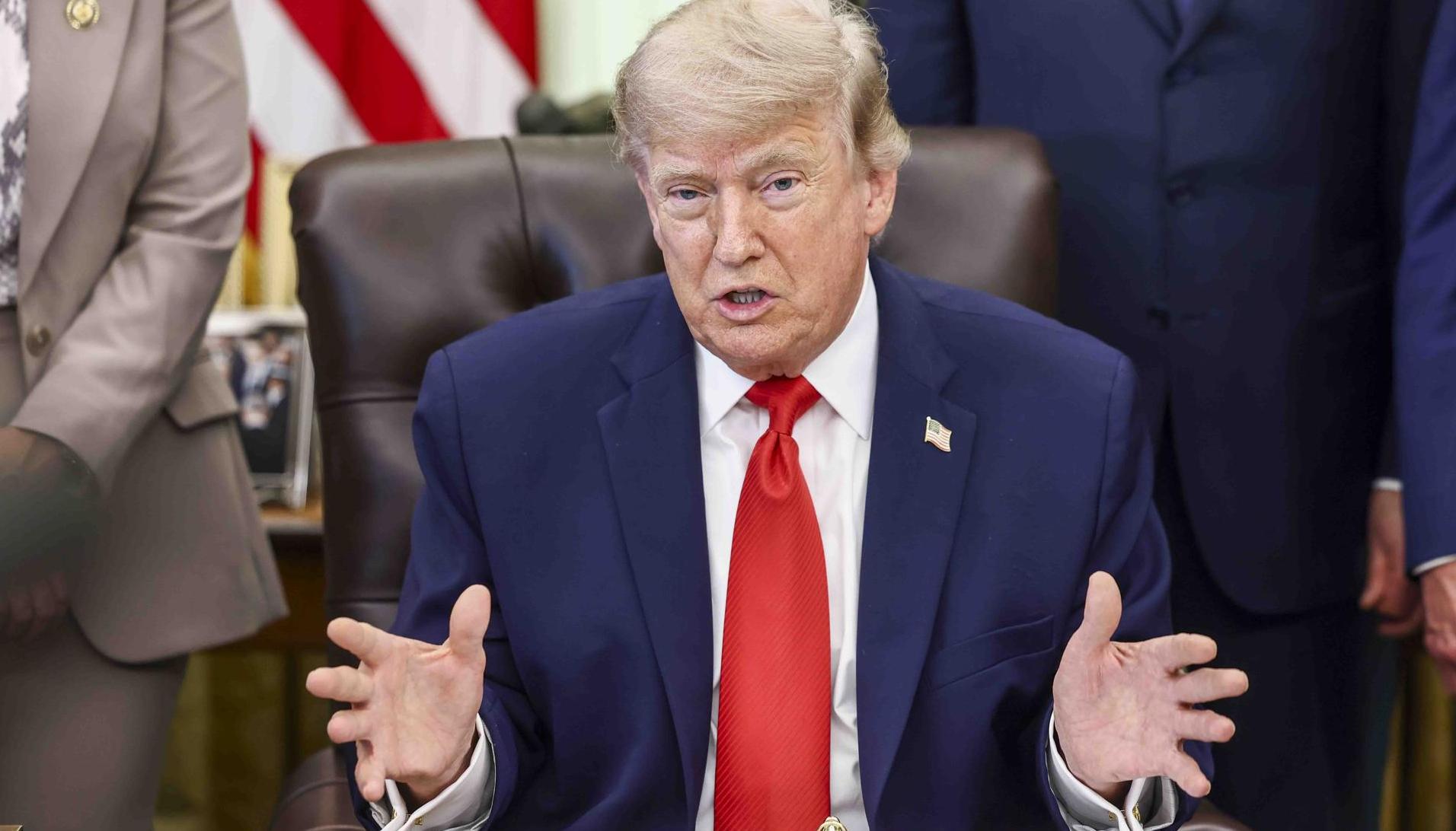 Donald Trump, presidente de los Estados Unidos.