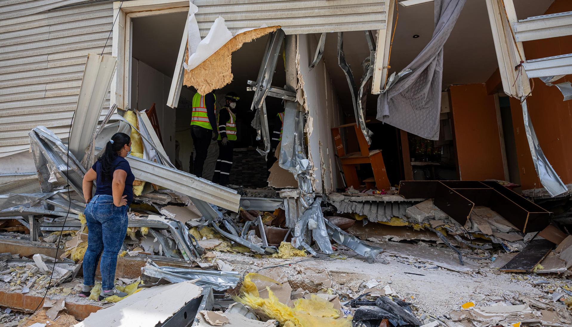 Edificios que hacían parte del programa Misión Vivienda de Hugo Chávez destruidos tras los terremotos