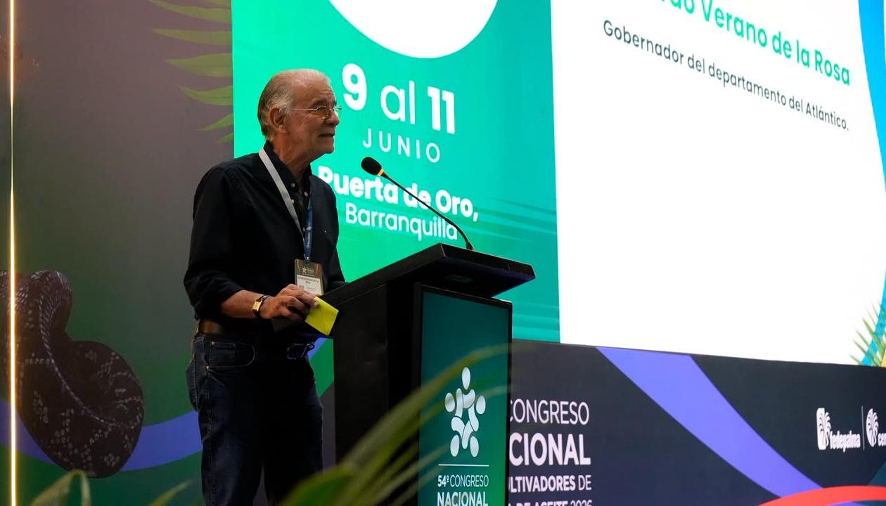 Eduardo Verano, gobernador del Atlántico.