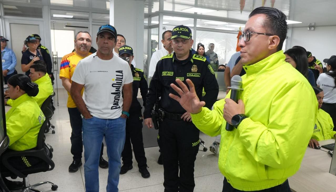 El Alcalde Char en el Centro Local de Análisis Criminal
