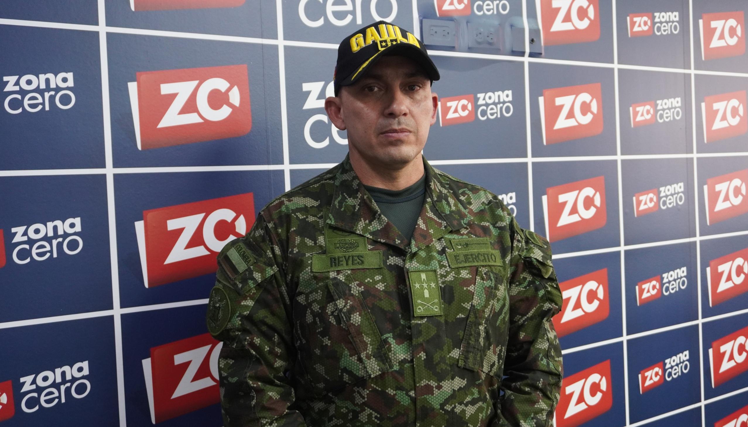 Coronel Stick Reyes Monsalve, comandante del Gaula Militar de Colombia. 