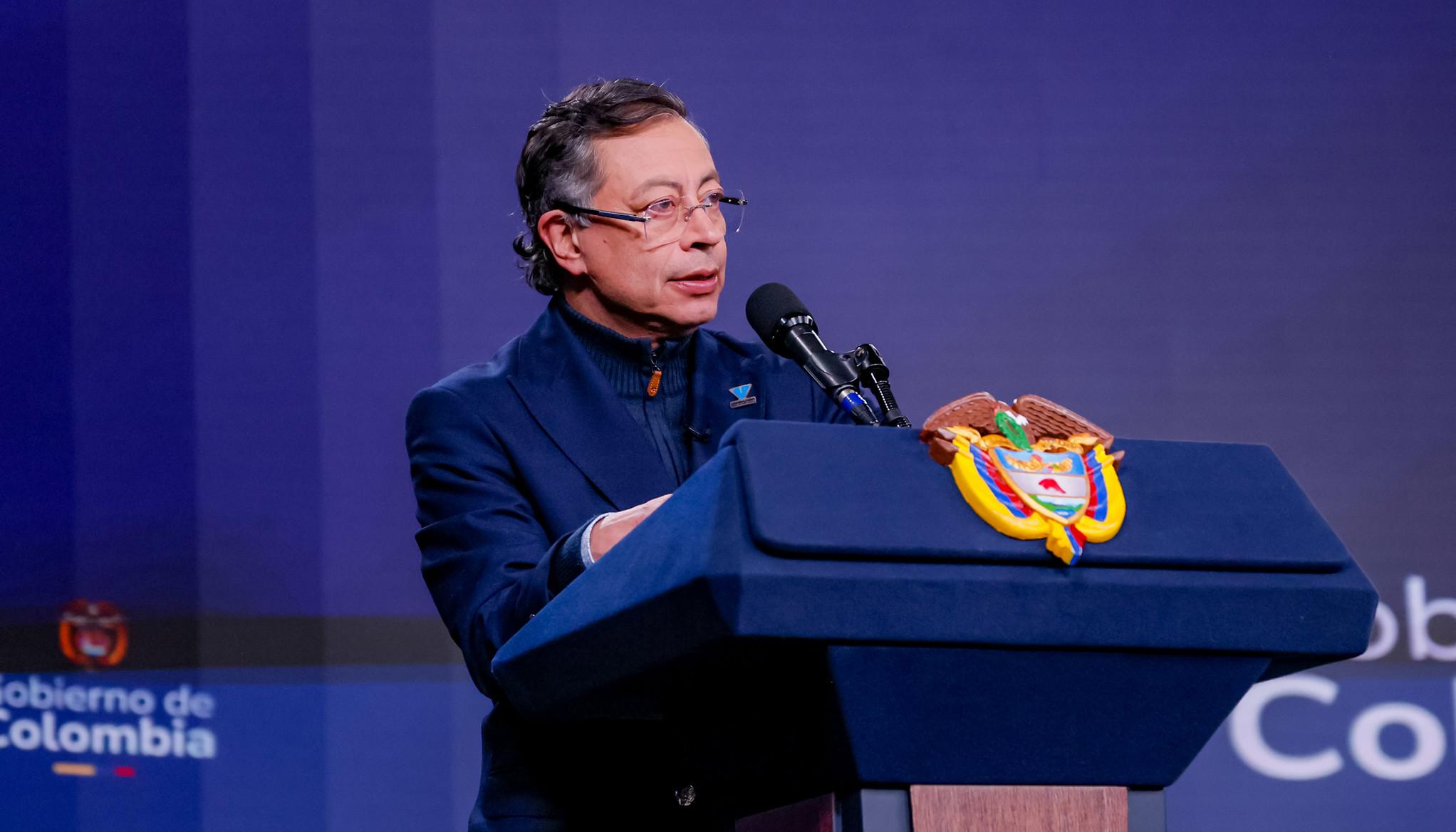 El Presidente Gustavo Petro.