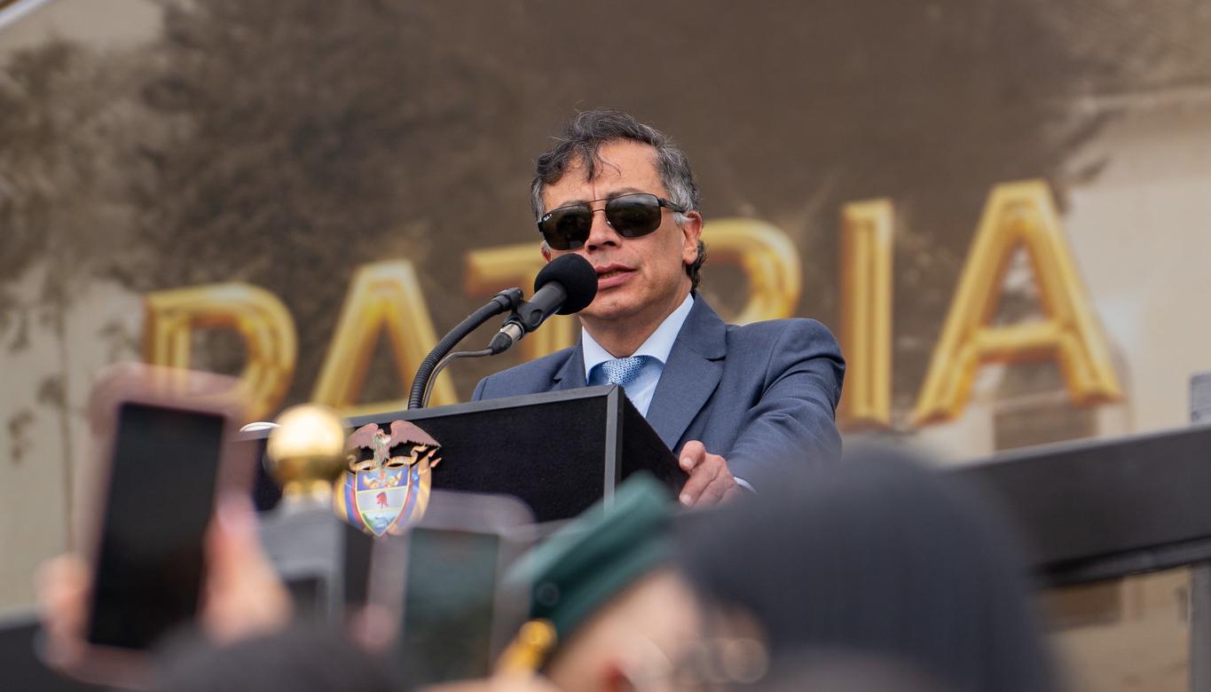 El Presidente Gustavo Petro.