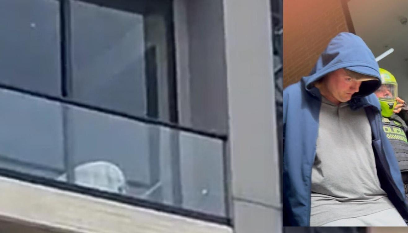 El capturado y el lugar en donde se presentó el hecho.