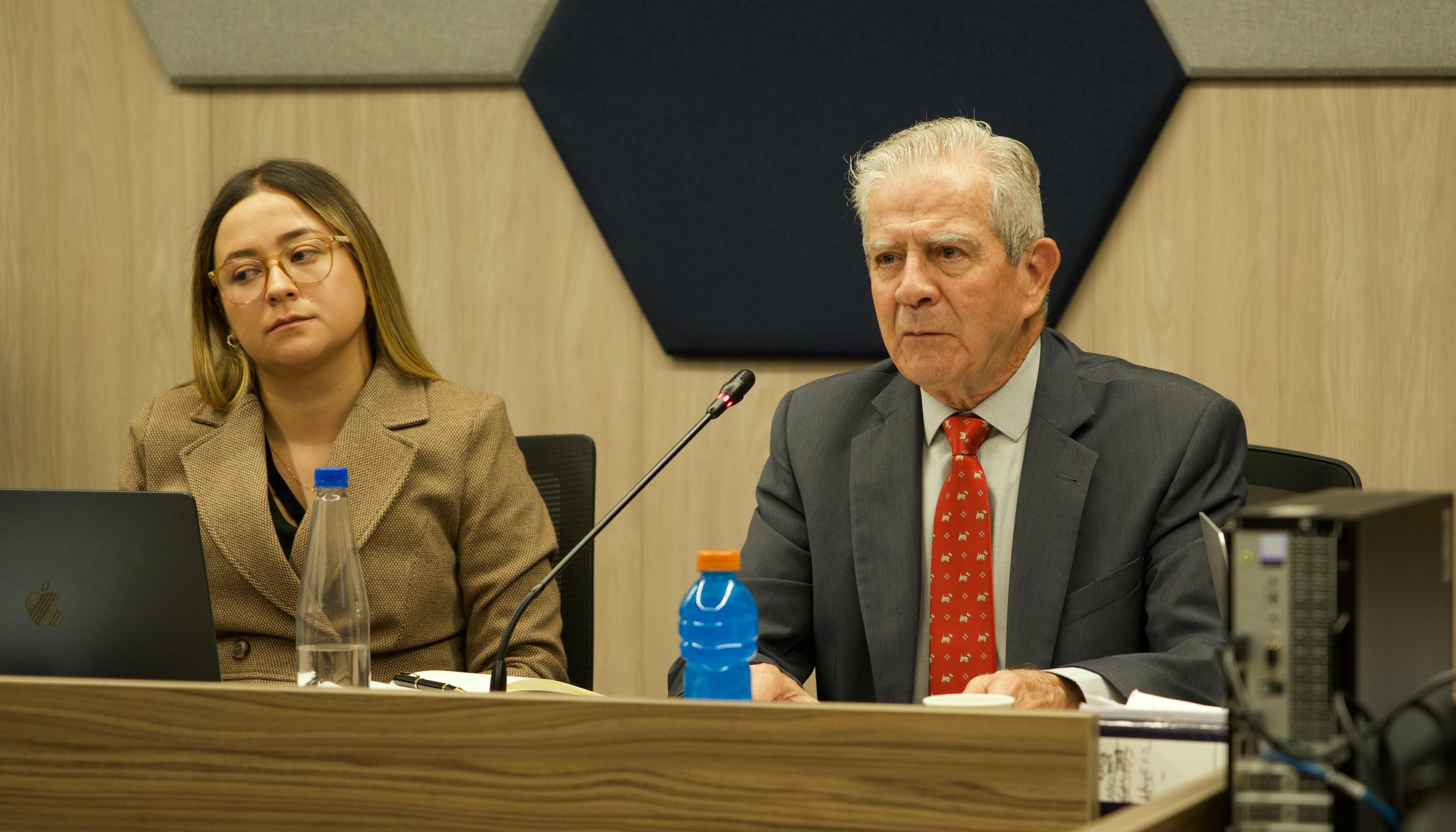 El general (r) Mario Montoya ante la JEP.