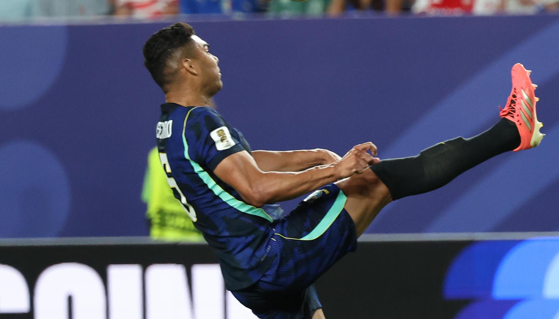 El jugador brasileño Casemiro.
