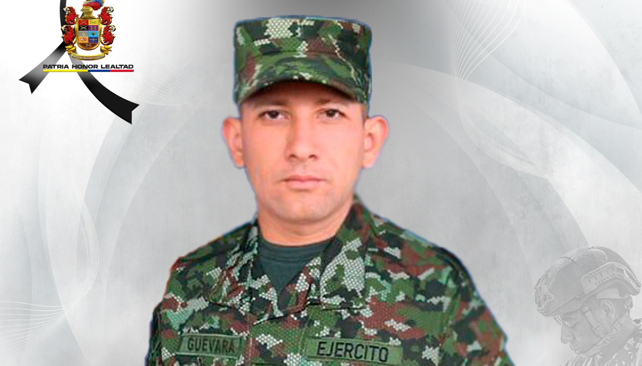 El soldado Wilson Andrés Guevara Bermeo.