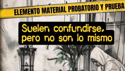 La Fiscalía explica la diferencia de los dos términos en el proceso penal. 