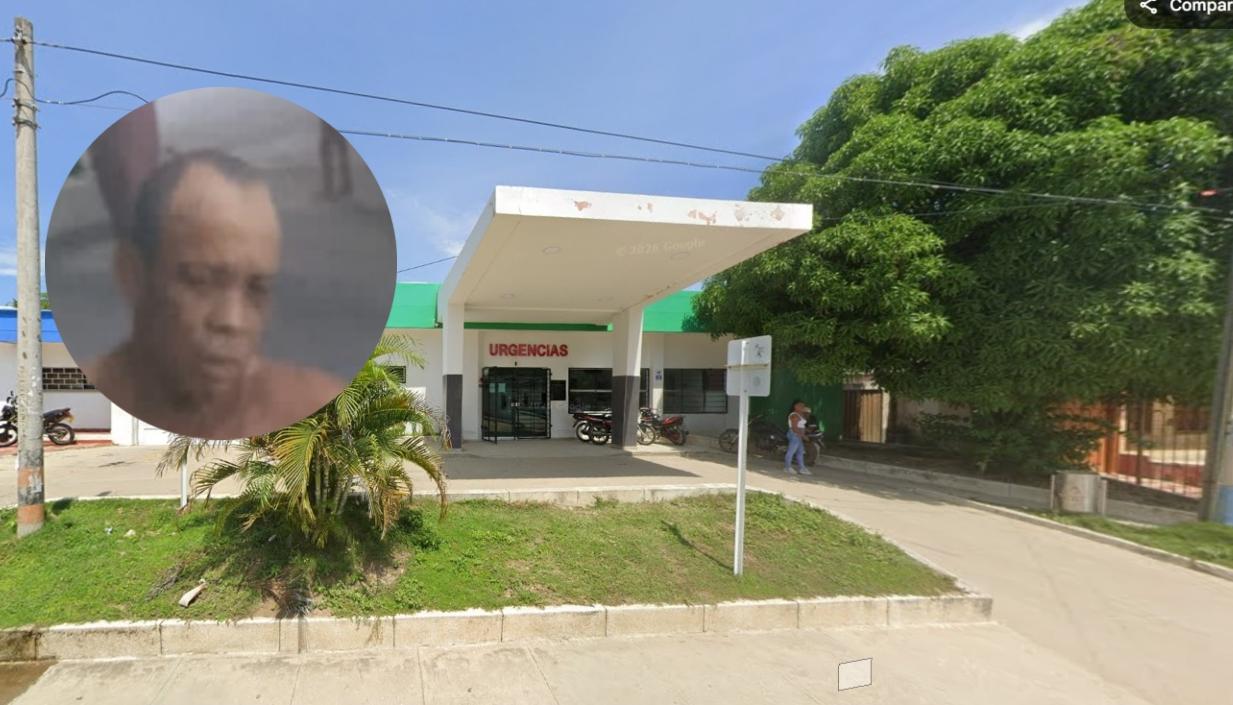 Elkin Sarmiento Ruiz fue llevado al hospital municipal, donde se confirmó su deceso.