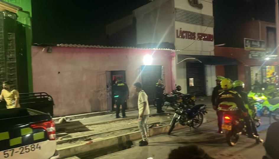 Lugar donde sucedió la masacre en Los Olivos.