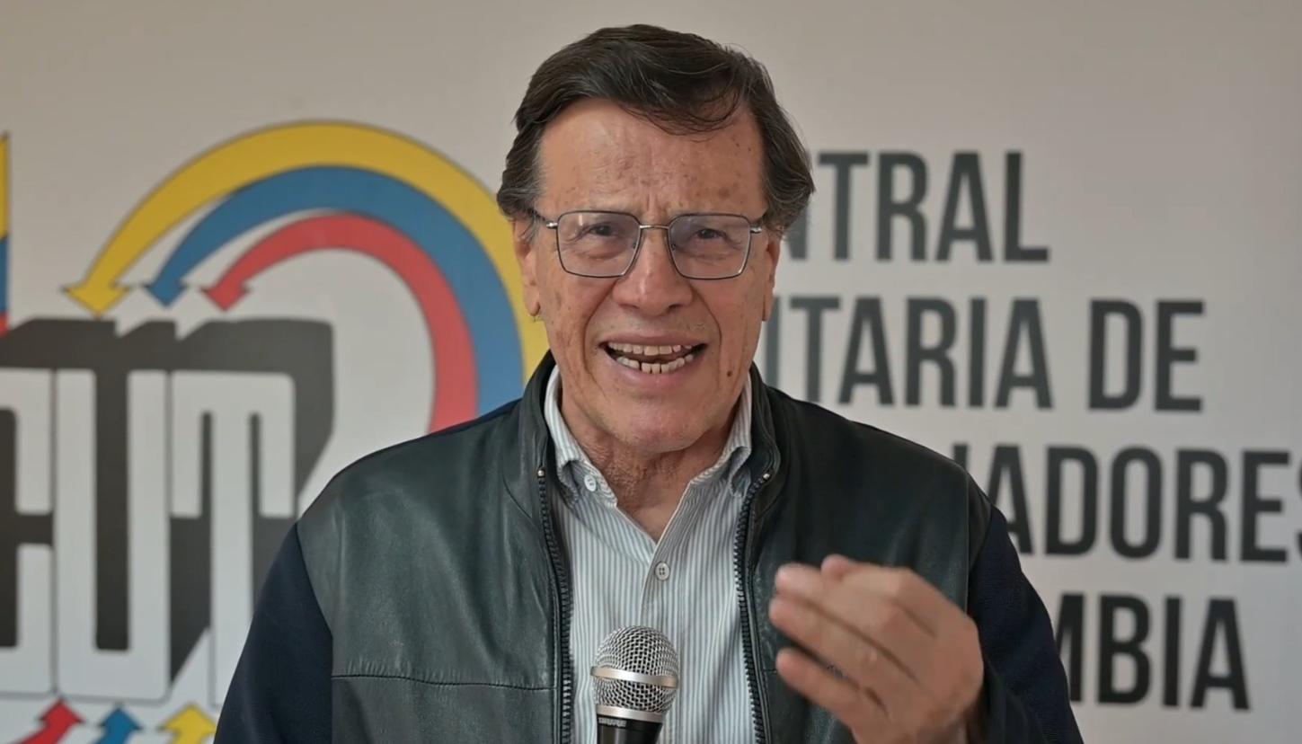 Fabio Arias, presidente de la CUT.