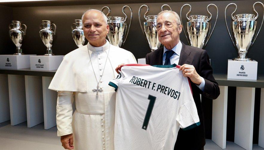Florentino Pérez y el Papa León XIV