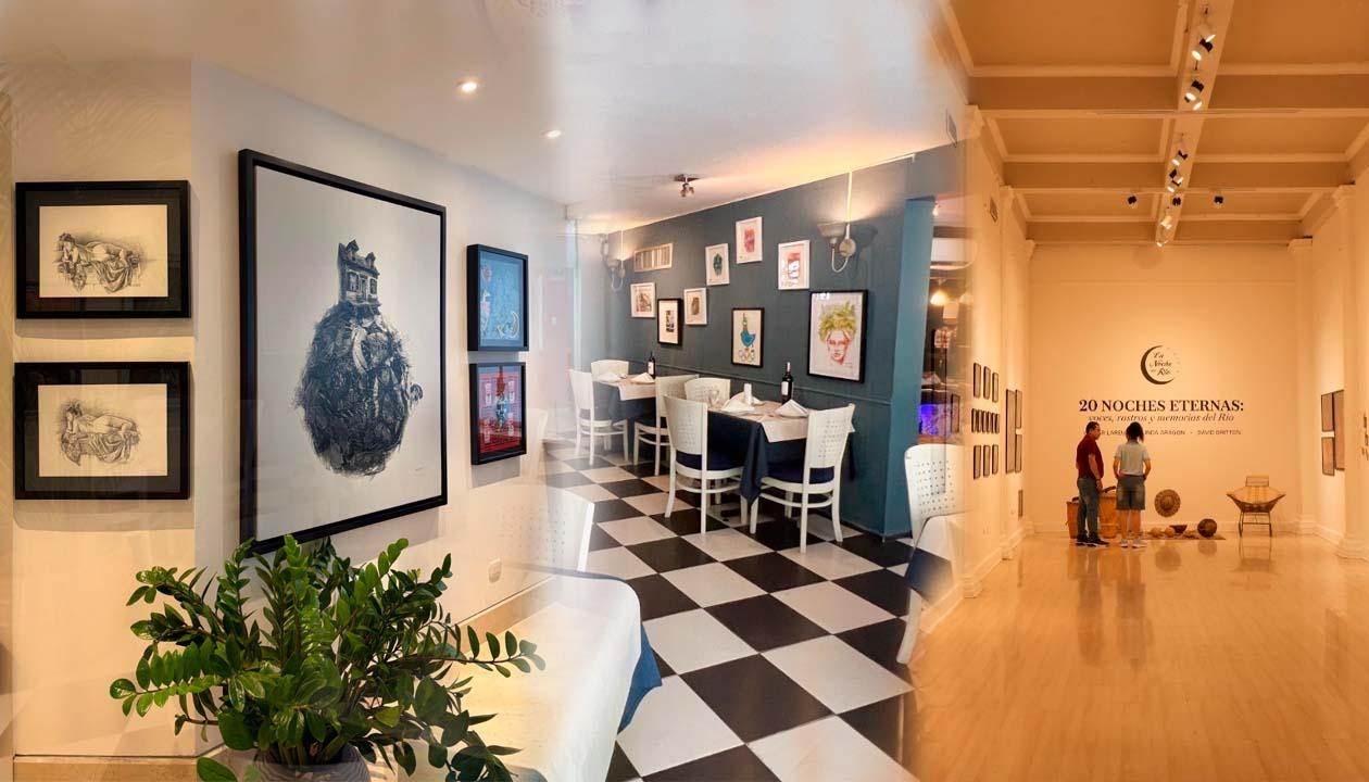 Galería Musa, Restaurante - Galería Nonna Rosa y Galería de la Aduana.