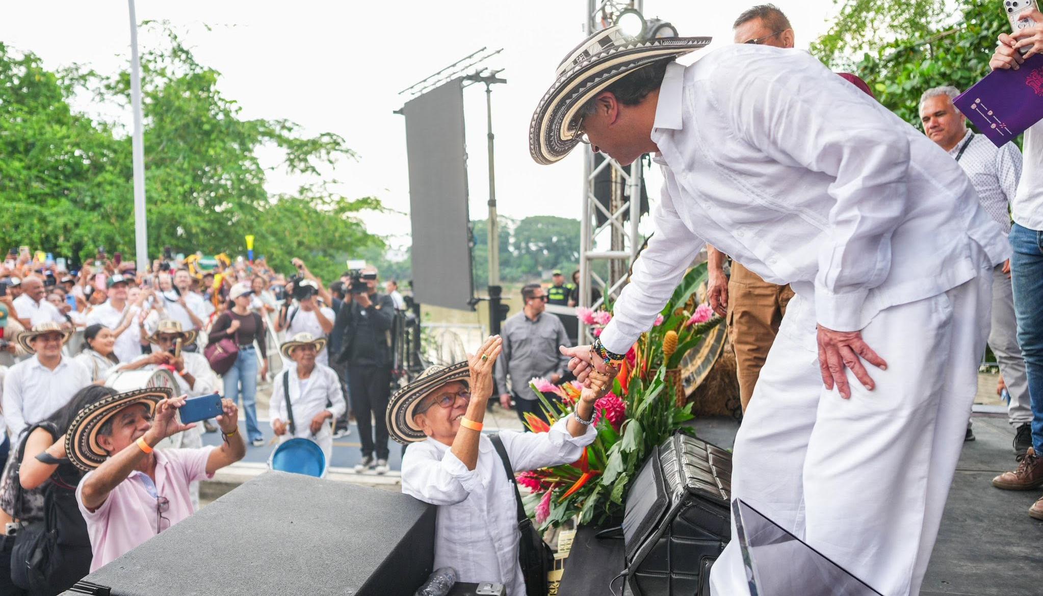Gustavo Petro, en Ciénaga de Oro