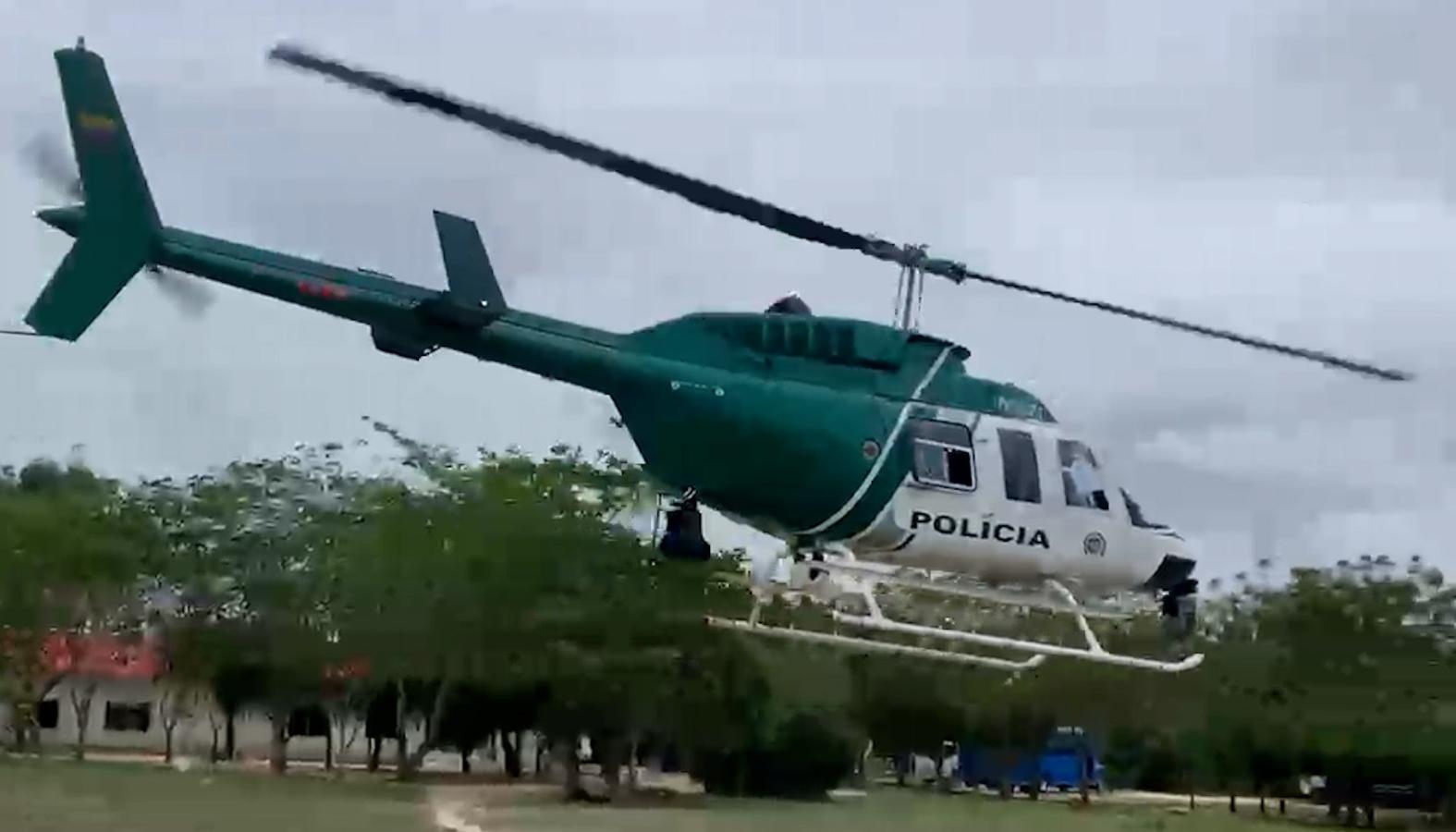 Halcón de la Policía Metropolitana de Barranquilla. 