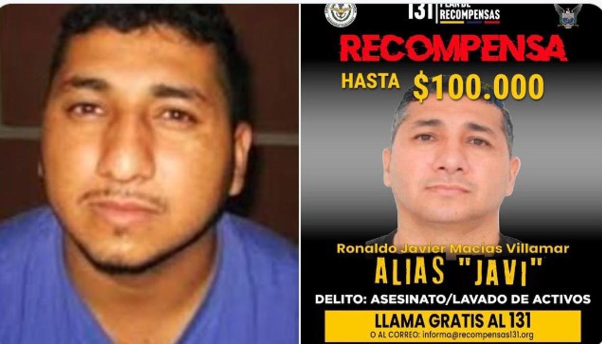 Ronald Javier Macías Villamar, hermano del narcotraficante José Adolfo Macías Villamar (Fito).