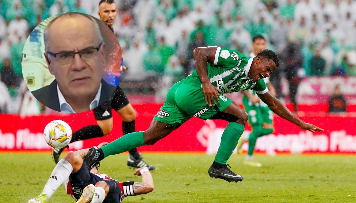 Hincha hirió a Juan José Peláez tras atacar cabina de transmisión en el Atanasio Giradot