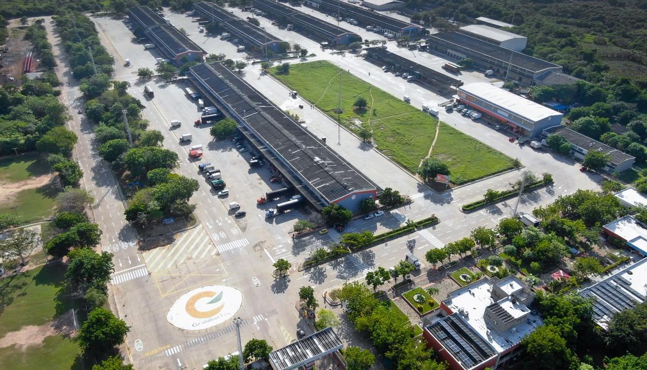 Imagen aérea de la Central de Abastos Granabastos