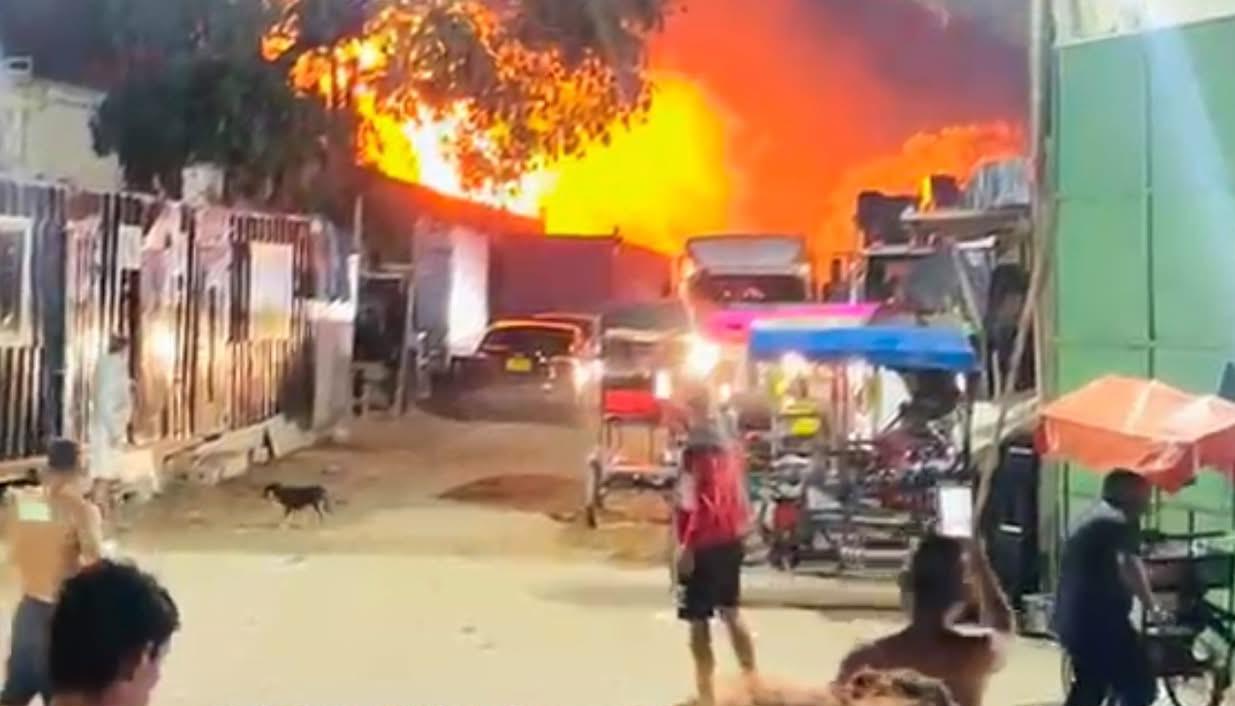Incendio en Rebolo.