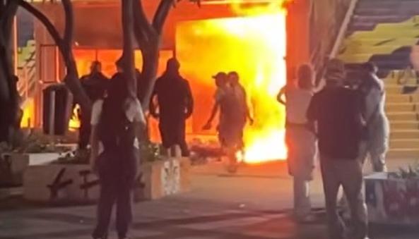 Imagen del incendio.