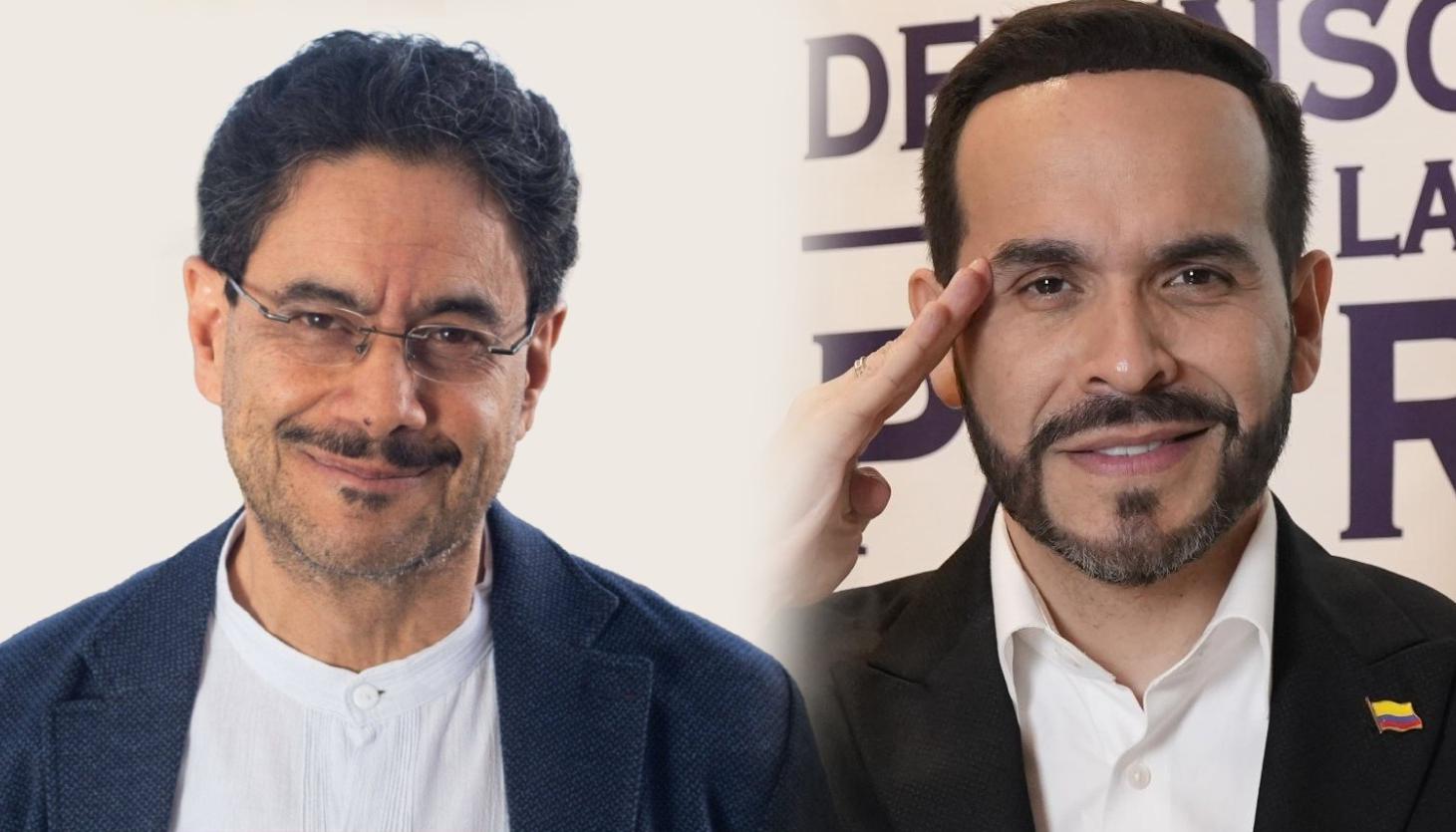 Iván Cepeda y Abelardo De La Espriella.
