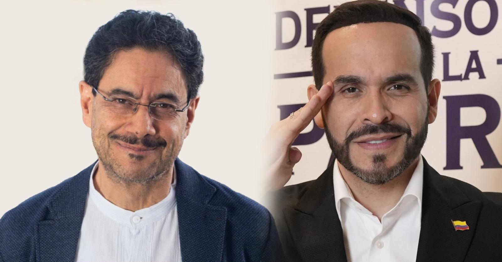 Iván Cepeda y Abelardo De La Espriella.