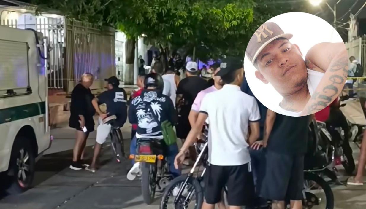Lugar de los hechos y la víctima mortal Larry Luis Cantillo Rodríguez.
