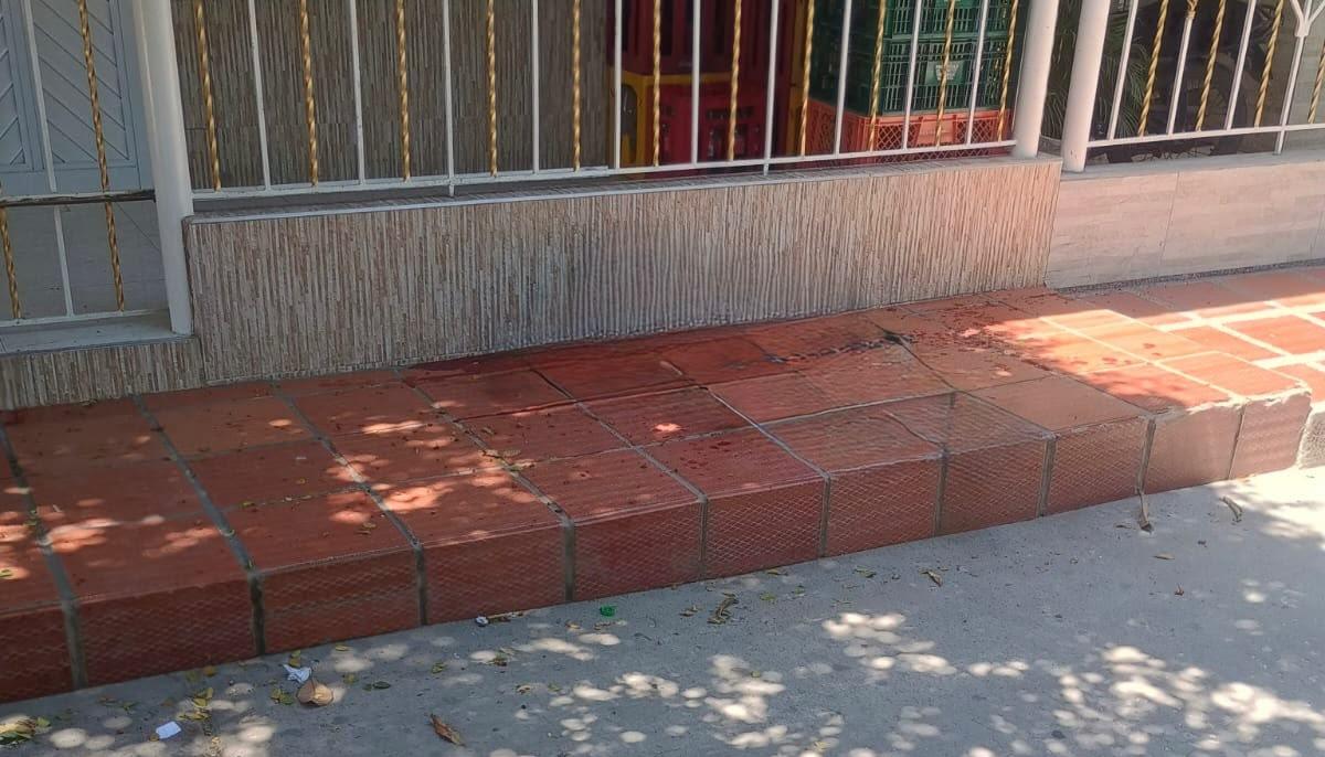 Lugar donde asesinaron al vendedor de aguacates.