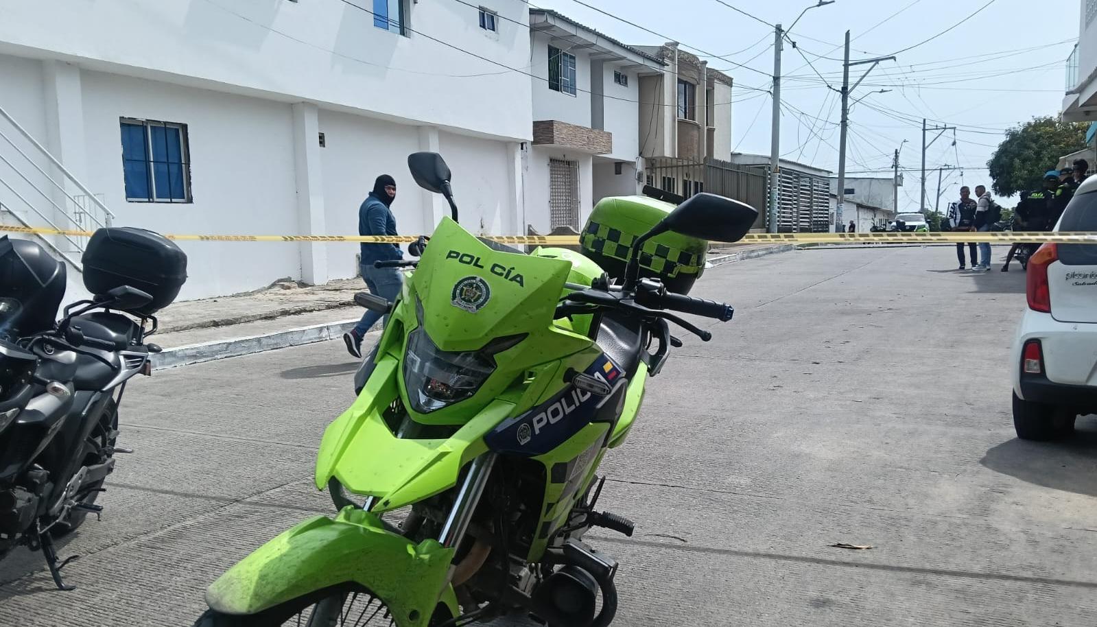 Lugar donde sucedió el crimen en el barrio San Felipe.