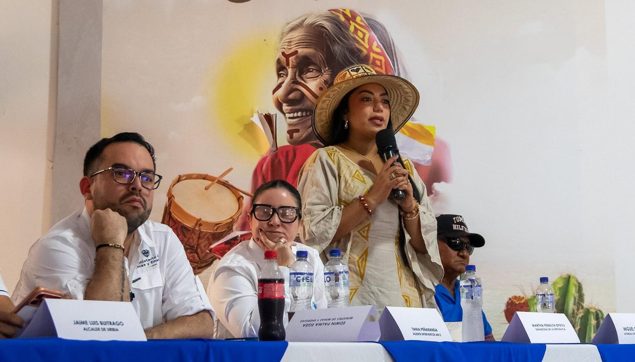 La senadora Martha Peralta.