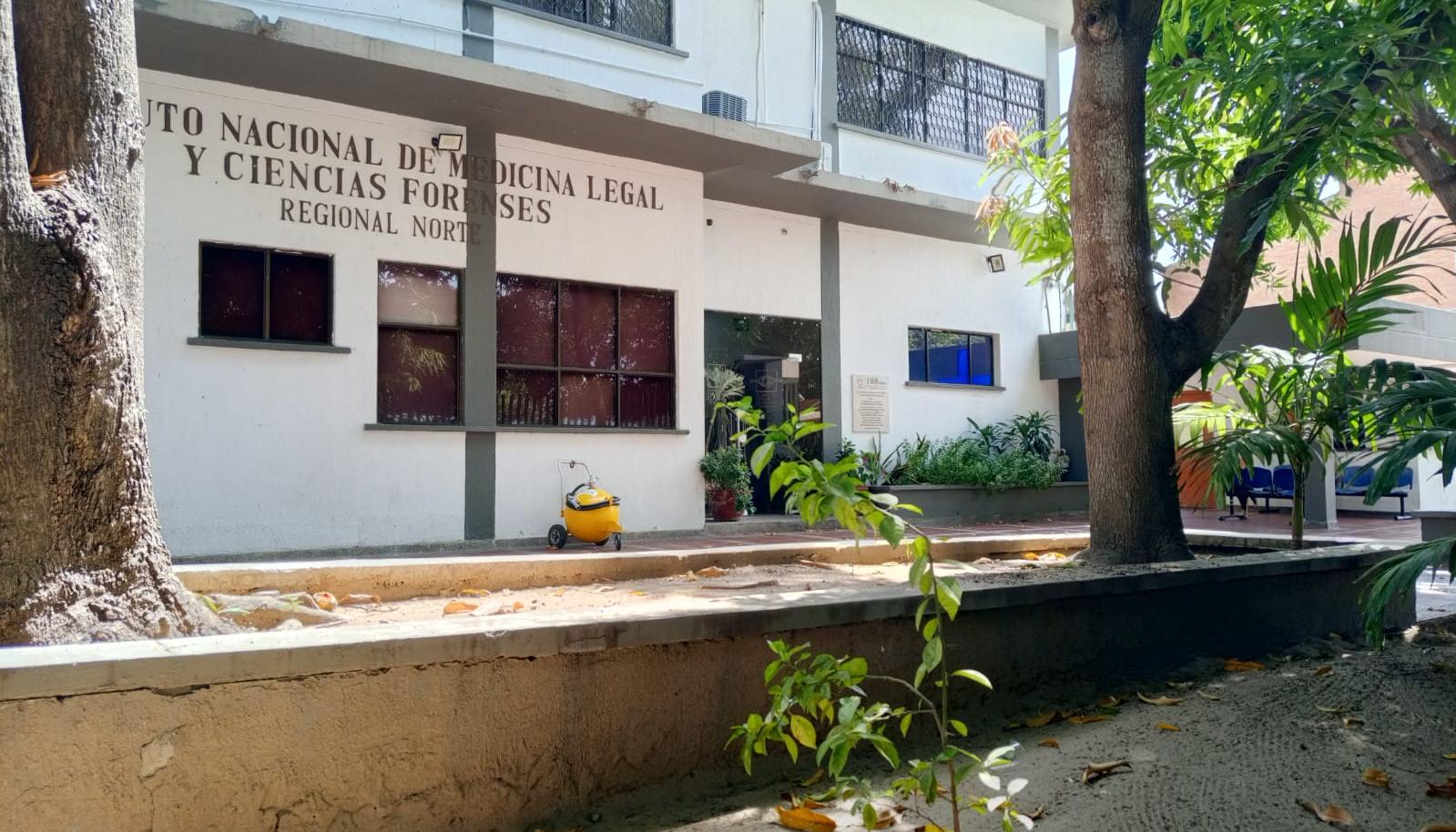 Fachada de Medicina Legal en Barranquilla. 