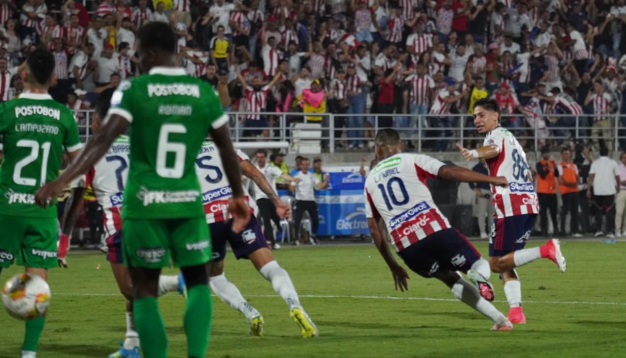 La celebración de Luis Fernando Muriel.