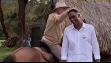 El expresidente Álvaro Uribe con Yerry Mina.