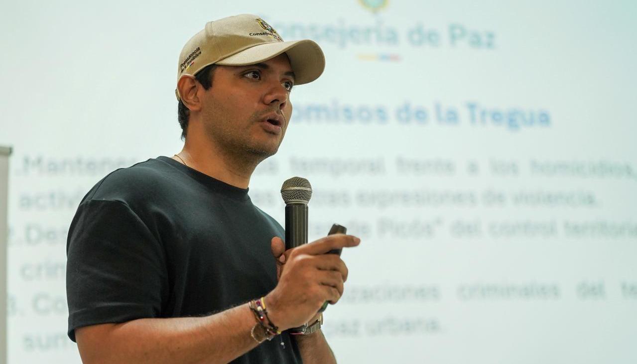 Camilo Pineda, delegado del Gobierno Nacional para el Espacio de Conversación Sociojurídico de Barranquilla de la Consejería de Paz.