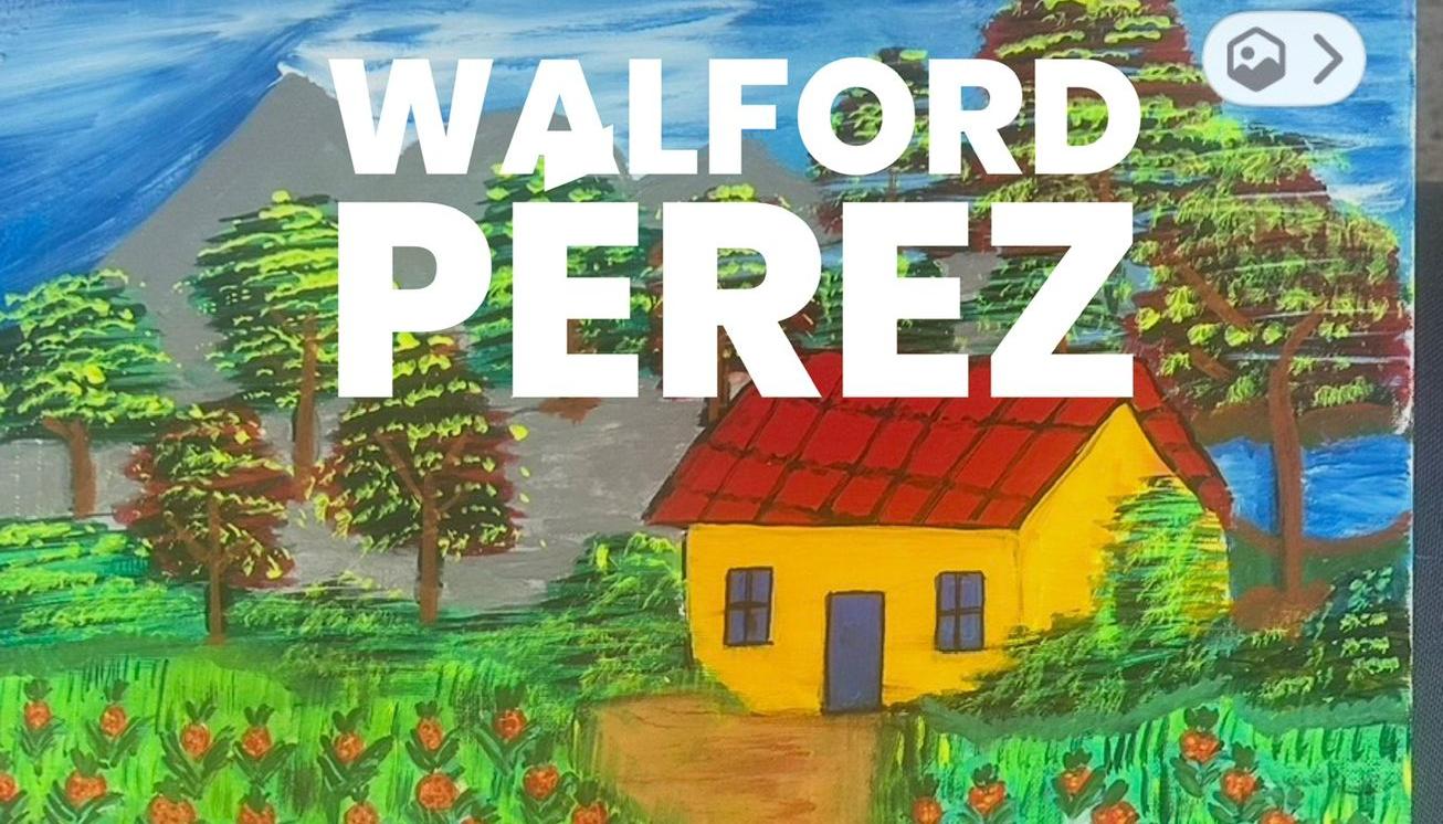 Walford Pérez presenta su primera exposición de arte inspirada en la agricultura 
