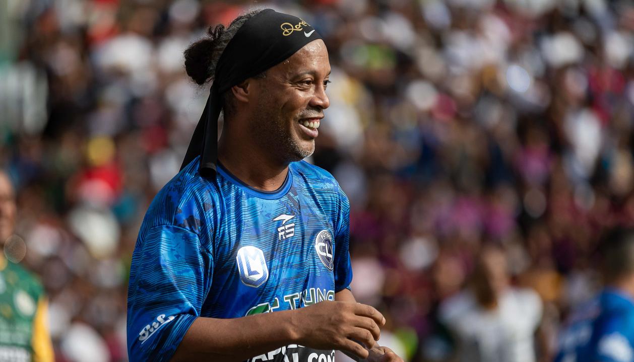El legendario exfutbolista brasileño Ronaldinho Gaúcho.