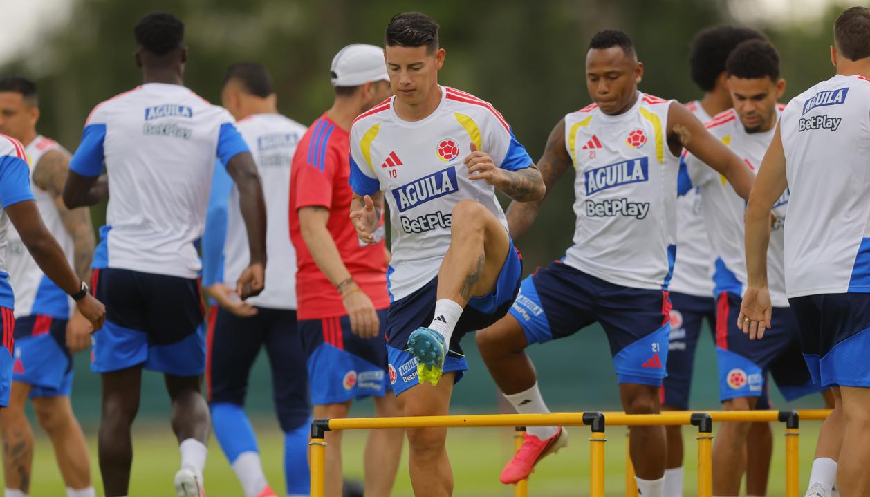 Entrenamiento de la Selección de este domingo.