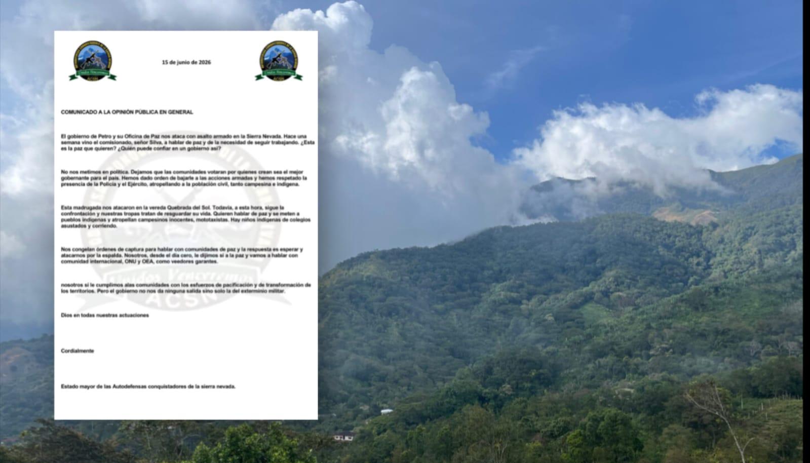 Sierra Nevada y comunicado de prensa de las ACSN