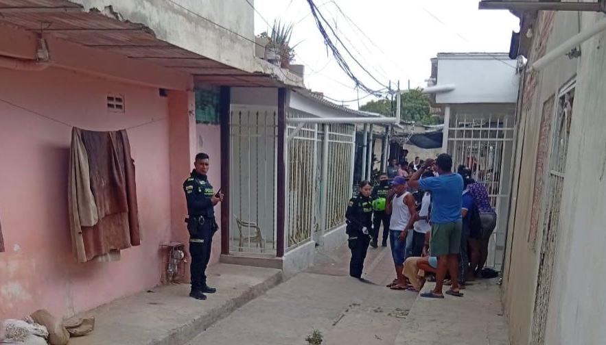 Sitio del atentado en Prado Soledad.