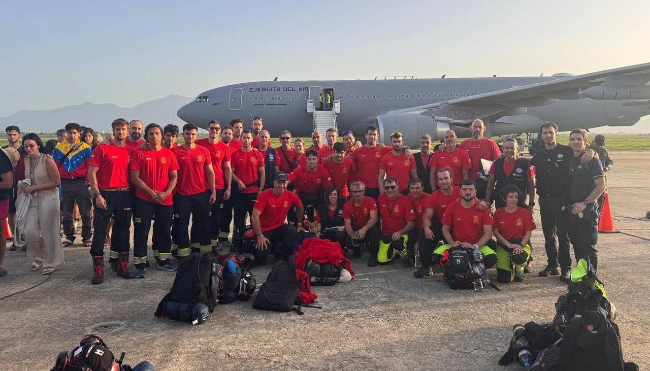 Socorristas internacionales llegando a Venezuela