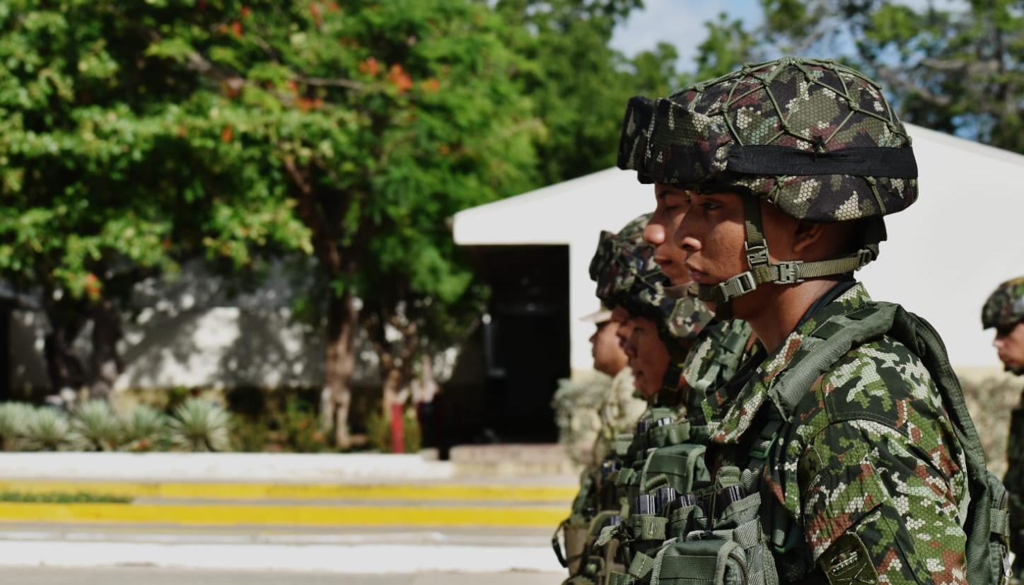 Soldados de la Segunda Brigada del Ejército. 
