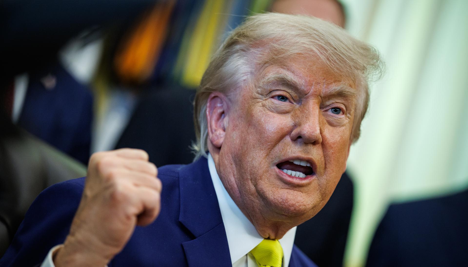 Trump dice que podría tomar Irán "mañana" si quisiera enviar soldados